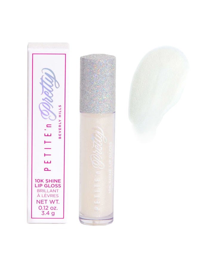 Petite 'N Pretty 10K Shine Lip Gloss for Girls (Diamond Heist) - Makeup for Kids, Tweens, Teens - High Shine, Soft, Hydrating, Lightweight, Made in the USA  - Image 1