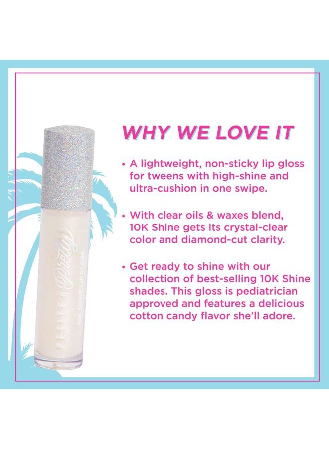 Petite 'N Pretty 10K Shine Lip Gloss for Girls (Diamond Heist) - Makeup for Kids, Tweens, Teens - High Shine, Soft, Hydrating, Lightweight, Made in the USA  - Image 2