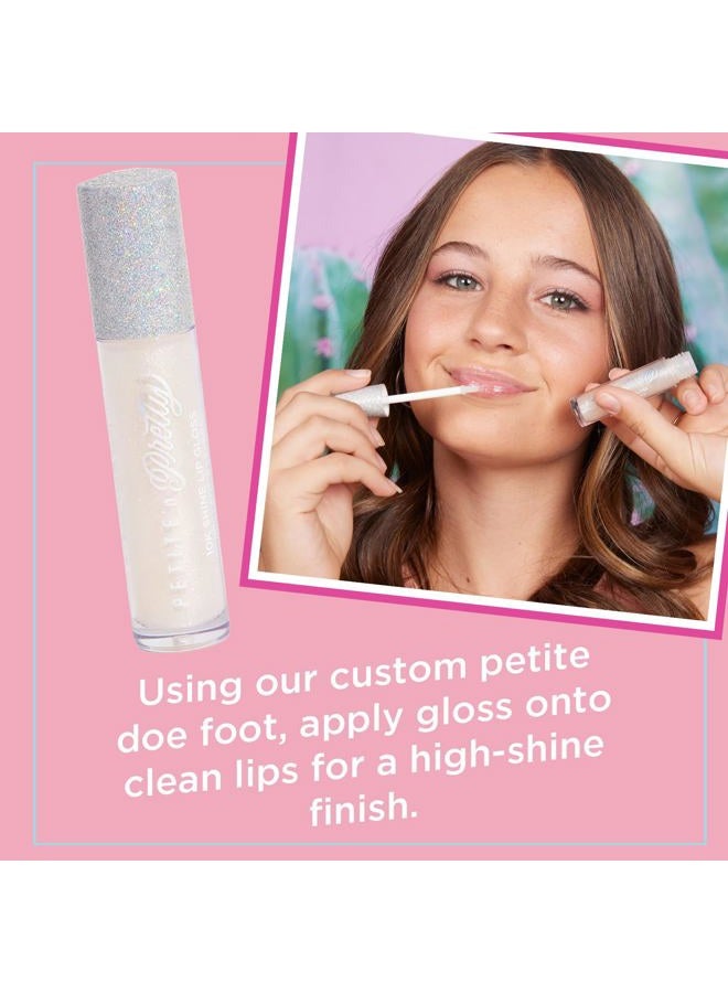 Petite 'N Pretty 10K Shine Lip Gloss for Girls (Diamond Heist) - Makeup for Kids, Tweens, Teens - High Shine, Soft, Hydrating, Lightweight, Made in the USA  - Image 4