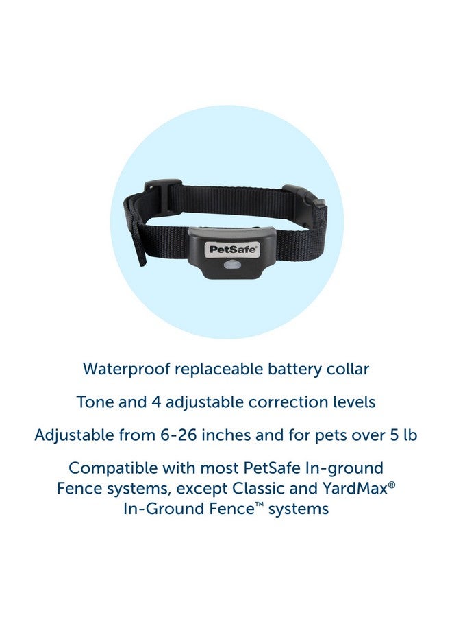 PetSafe Rechargeable In-Ground Pet Fence Receiver Collar for Cats and Dogs, Waterproof with Tone and Static Correction, Fits Pets 5 lbs and Up from The Parent Company of The Invisible Fence Brand - Image 2