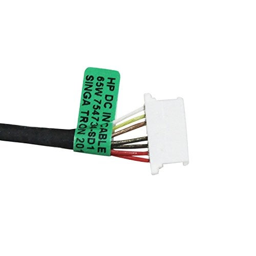 GinTai كابل توصيل منفذ شحن الطاقة DC لجهاز لابتوب جينتاي ل HP 13-C 14-X 14-Z 15-AB 15-CN 15-CP 15-EF 15-DY 15-bs 15-bw 15T-BR 15Z-BW 250 255 G6 17-X 17-Y 17T-X 806746-001 L20106-001 790635-001 - Image 3