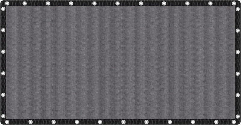 VICLLAX Shade Fabric Sun Shade Cloth Privacy Screen with Grommets for Patio Garden Pergola Cover Canopy 10x20 FT, Grey - Image 1