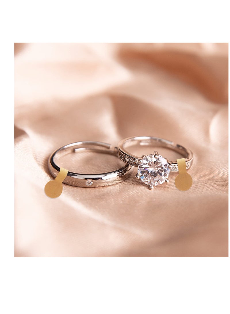 SOLARAE Jewelry Tags Blank, 1500 pcs Barbell Jewelry Price Tags, Self Adhesive Blank Price Indentification Tags, Jewelry Price Tags Stickers Labels Suitable for Bracelet, Ring, Clothing Display - Image 4