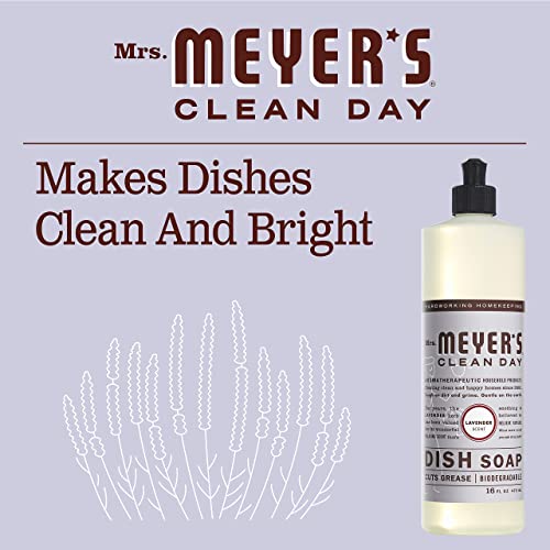 Mrs. Meyer's - Clean Day Liquid Dish Soap Lavender - 16 oz.3 Pack - Image 4