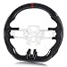 Voonke Steering Wheel for Mustang Black HydroDip Carbon Fiber Dshaped Flatbottom Preforated Leather Grip Steering Wheel For Mustang EcoBoostGTShelby GT350GT350R 20152017 - Image 2