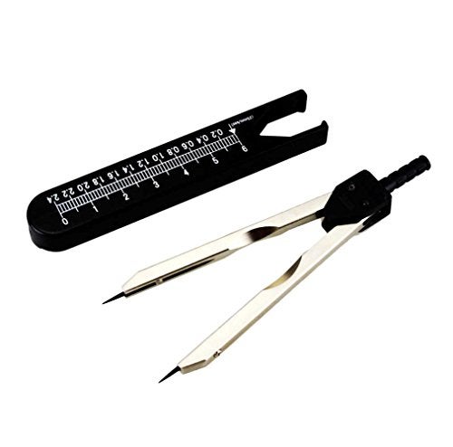 Airgoesin ECG EKG EMI Black Calipers Ruler Drafting Electrocardiogram Divider - Image 1