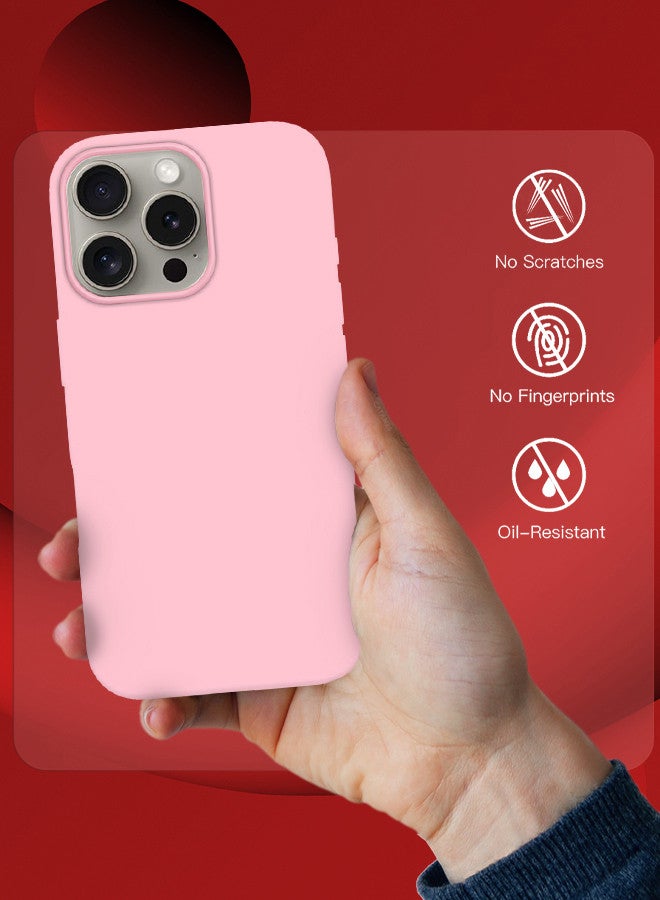 (لـ iPhone 16 Pro) غلاف، غلاف سيليكون رفيع، مغطى بالكامل مضاد للخدش ومقاوم للصدمات - Image 4