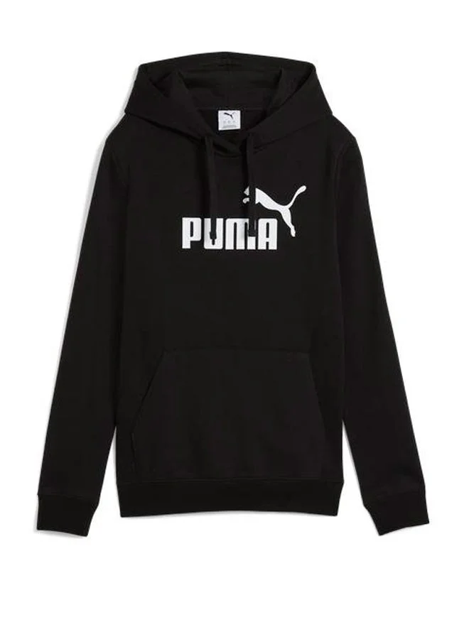 PUMA puma black Essential Logo Hoodie for Women | Best Price UAE