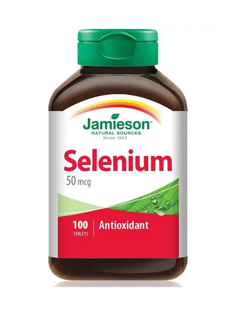 Jamieson Selenium 50 Mcg 100 Tab