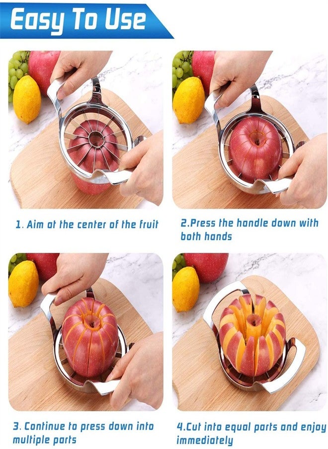 joyzzz - Stainless Steel 12-Blade Extra Large Apple Slicer - Image 1