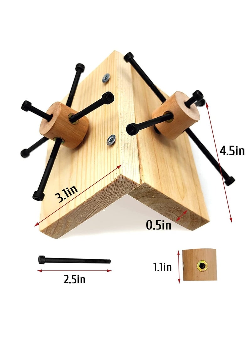 Excefore Hamster Toys, for Hamster, Gerbils, Mice, Rats and Other Small Animals to Chew and Play with, Induce Them to Grind Their Teeth - Image 5