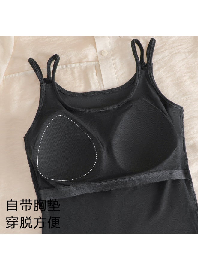 Top melon Sleeveless Undershirt For Women, Slimming And Back-Enhancing Camisole, Skin-Friendly And Breathable Layering Tank Top - Image 5