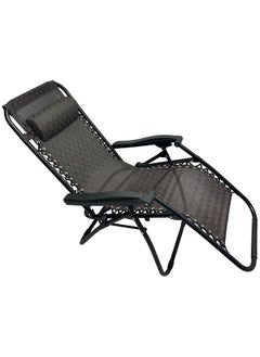 RENOVO Patio Chaise Lounges Chair gravity chair with adjustable backrest and footrest Sunlounger for Poolside Backyard and Beach  - Image 4