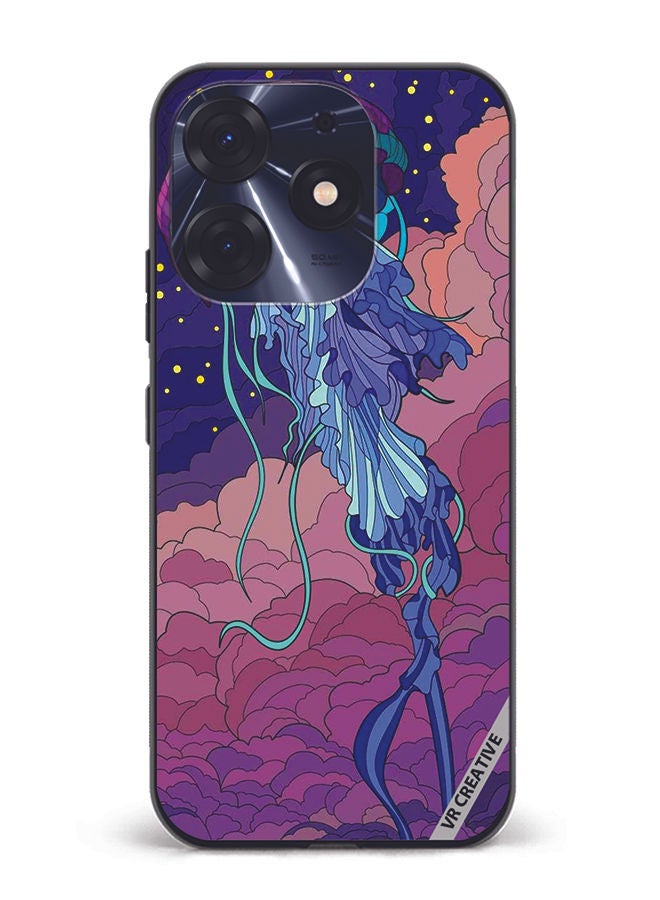 VR CREATIVE Protective Case Cover For Tecno Spark 10 Pro Starfish Design Multicolour - Image 1