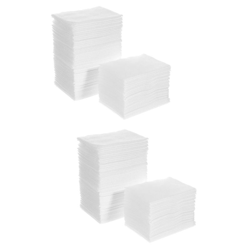 480 Pcs Makeup Remover Pads Thick Face Pads Makeup Cleaning Pads Rectangular Cosmetic Pads - Image 1