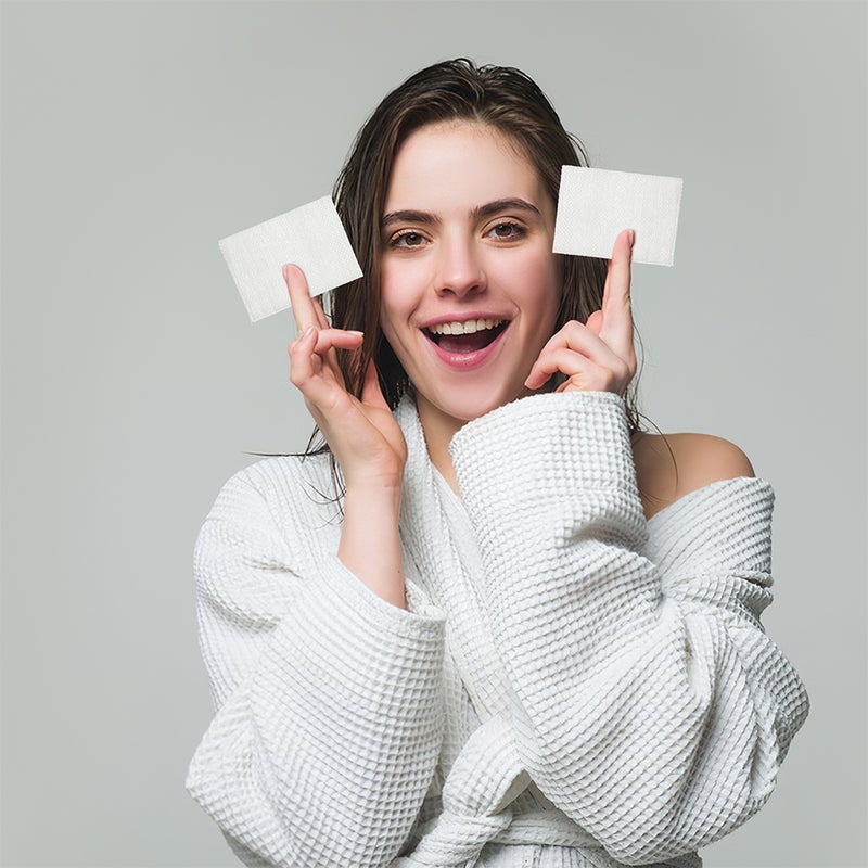 480 Pcs Makeup Remover Pads Thick Face Pads Makeup Cleaning Pads Rectangular Cosmetic Pads - Image 4