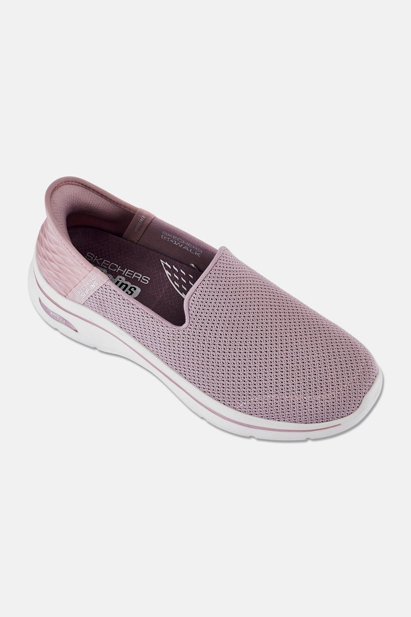 SKECHERS أحذية المشي النسائية أرش فيت 2.0 ديلارا سليب أون، موف - Image 1