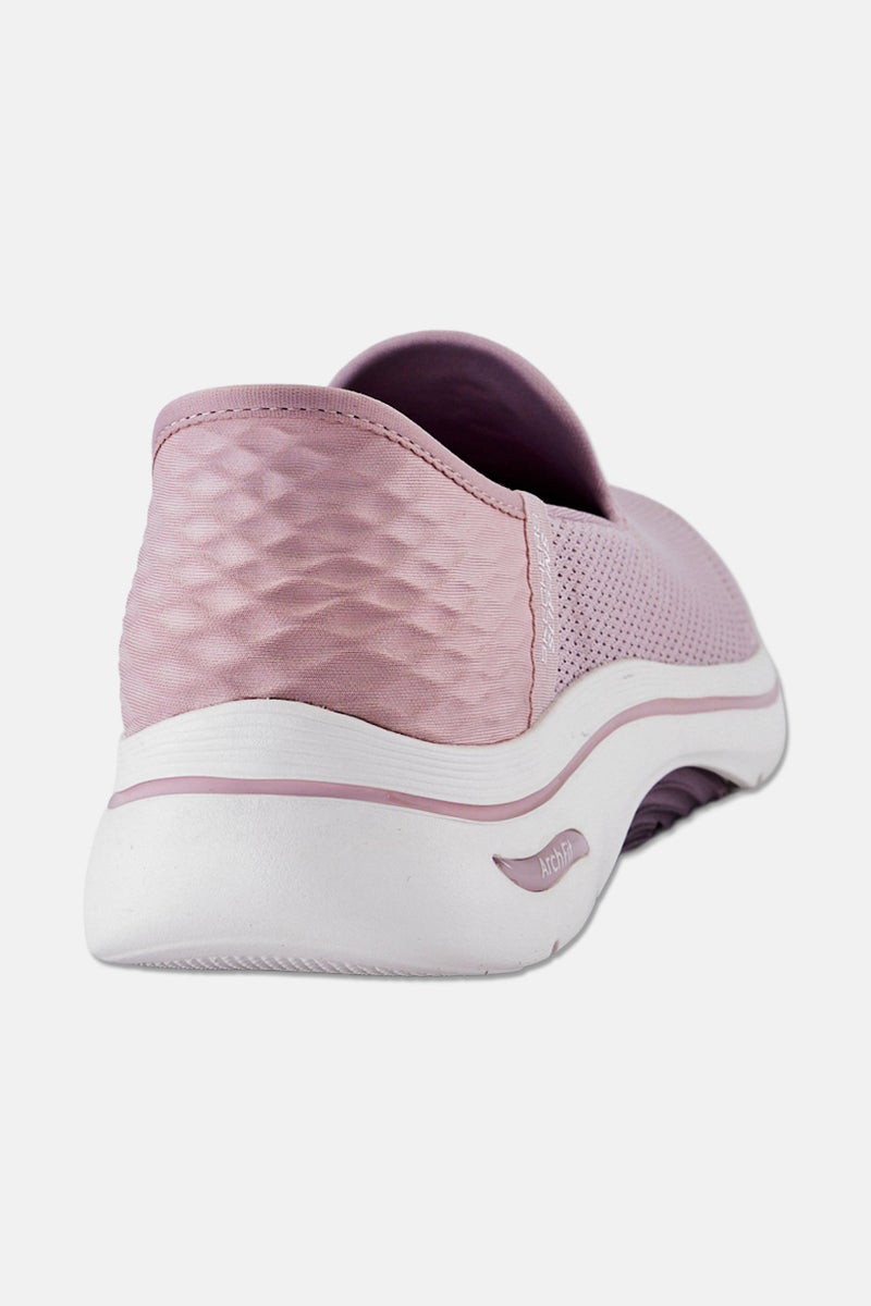 SKECHERS أحذية المشي النسائية أرش فيت 2.0 ديلارا سليب أون، موف - Image 3