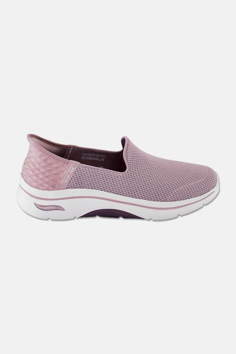 SKECHERS أحذية المشي النسائية أرش فيت 2.0 ديلارا سليب أون، موف - Image 4