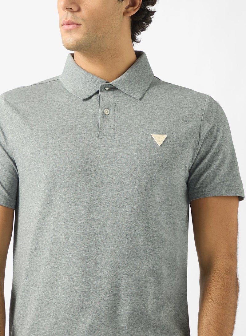 GUESS Nolan Short Sleeve Slim Fit Polo - Image 3