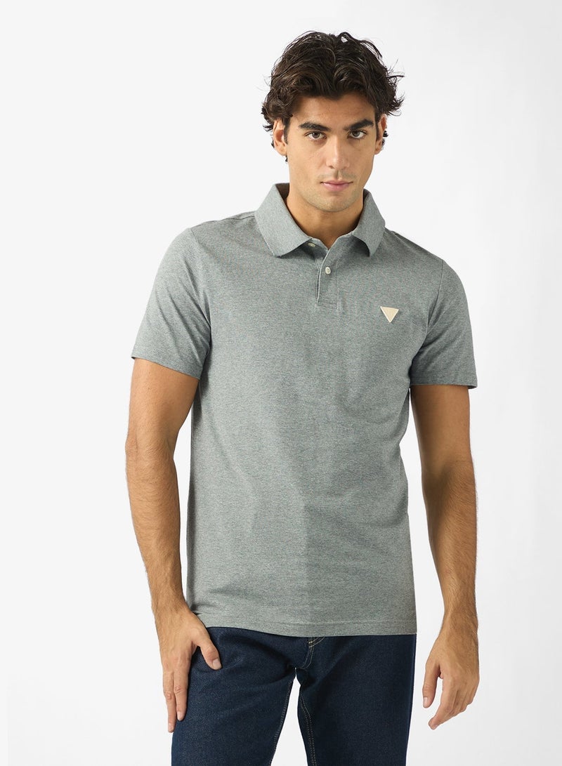 GUESS Nolan Short Sleeve Slim Fit Polo - Image 1