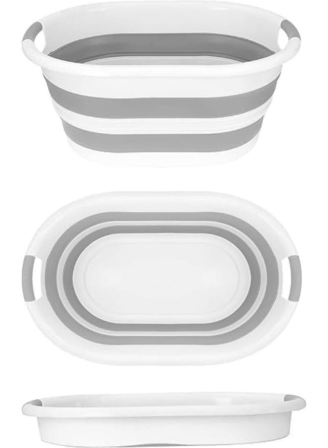 Foldable Silicone Laundry Basket & Tub – Collapsible, Lightweight and Portable for Travel & Trips - Image 4