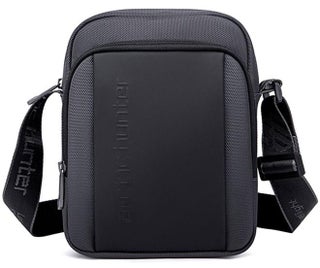 K00542 Durable Men's Crossbody Travel Work Shoulder Sling Messenger Lightweight Every Day Carry Water-resistant Bag - Grey