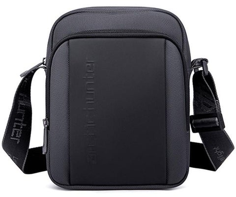 K00542 Durable Men's Crossbody Travel Work Shoulder Sling Messenger Lightweight Every Day Carry Water-resistant Bag - Grey