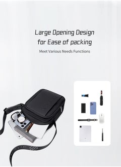 ARCTIC HUNTER K00542 Durable Men's Crossbody Travel Work Shoulder Sling Messenger Lightweight Every Day Carry Water-resistant Bag - Grey  - Image 5