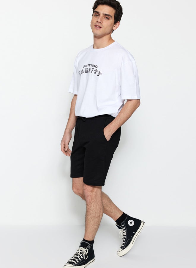 trendyol Black Regular/Normal Cut Basic Shorts&Bermuda - Image 3