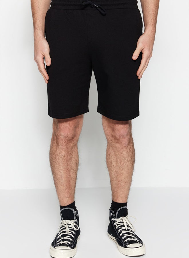 trendyol Black Regular/Normal Cut Basic Shorts&Bermuda - Image 4