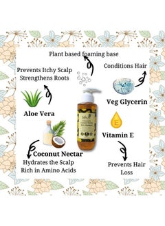 Rustic Art Coconut Nectar Baby Natural Shampoo | Aloevera, Lavender | Sulphate & Paraben Free | Biodegradable, Organic | 210G  - Image 3
