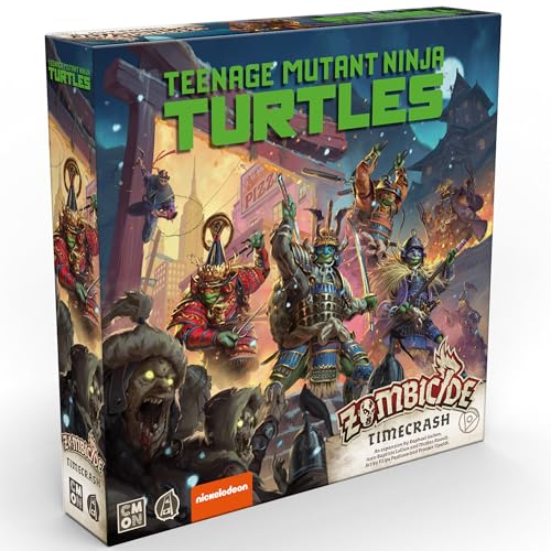 CMON Zombicide White Death TMNT Time Crash Expansion Turtle Teams Quest Through Zombie New York Cooperative Strategy Game with Tabletop Miniatures Ages 14 16 Players 1 Hour Playtime - Image 1