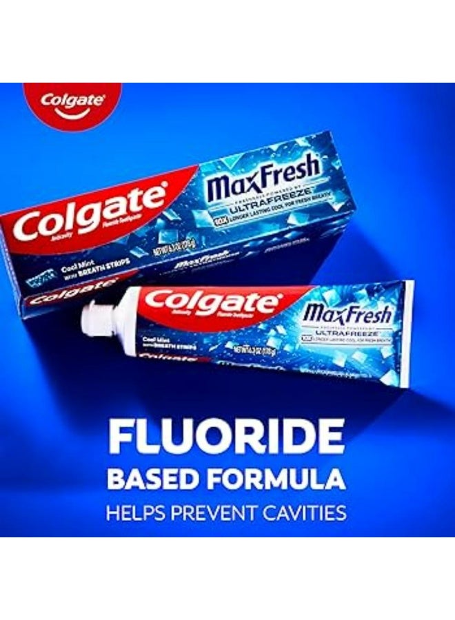 Colgate Fluoride Toothpaste Max Fresh Cool Mint 100ml - Image 2