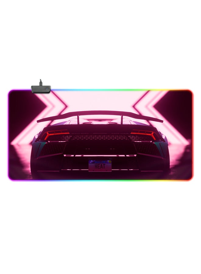 RGB Mouse Pad Special For E-sports Game Mouse Pad Personalized Customization Colorful Luminous Mouse Pad Wholesale-Color:600*400*4mm-Pattern:KH-032  - Image 1