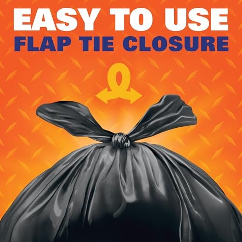 Hefty Easy Flaps Multipurpose Large Trash Bags, 30 Gallon, 40 Count - Image 3
