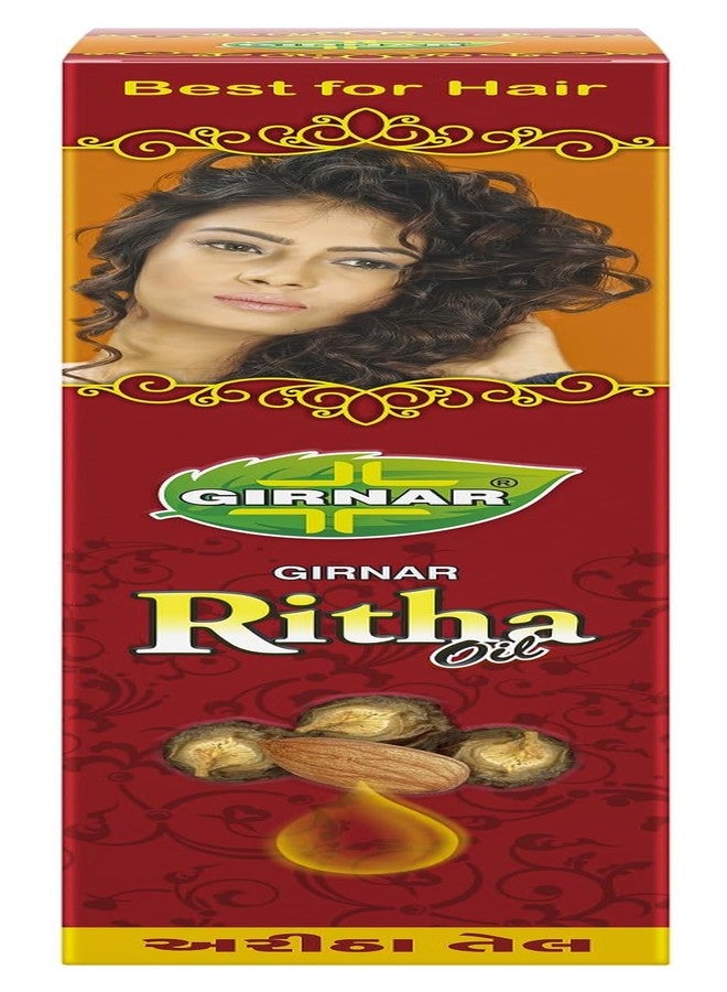 Girnar Herbal Reetha Hair Oil Ayurvedic Aritha Khoda Nu Tel For Women And Men, 500ml | Herbal Anti Dandruff Hair Oil with Reetha, 500ml pack, Nourishing Oil for Hair Growth - Image 1
