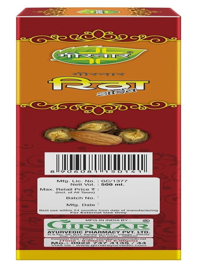 Girnar Herbal Reetha Hair Oil Ayurvedic Aritha Khoda Nu Tel For Women And Men, 500ml | Herbal Anti Dandruff Hair Oil with Reetha, 500ml pack, Nourishing Oil for Hair Growth - Image 5