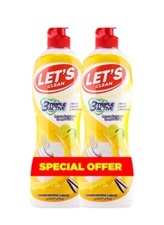 LET'S CLEAN Dishwashing Liquid 900ml Lemon 