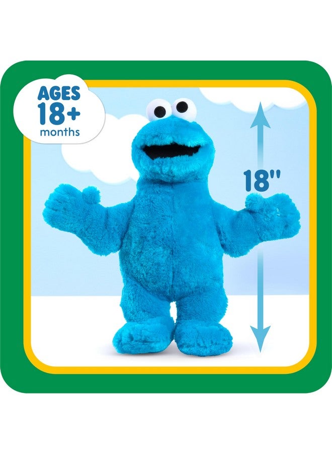 Sesame Street Big Hugs Plush Cookie Monster Officially Licensed Kids Toys For Ages 3 Up By Just Play  - Image 4