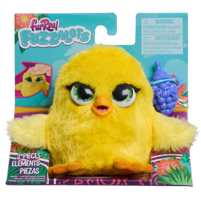 FurReal Fuzz-A-Lots Chick Interactive Toy, 3.75-inch Realistic Plush with Over 25 Sounds and Reactions, Easter Basket Fillers, Gifts, Presents, Kids Toys for Ages 4 Up by Just Play - Image 5