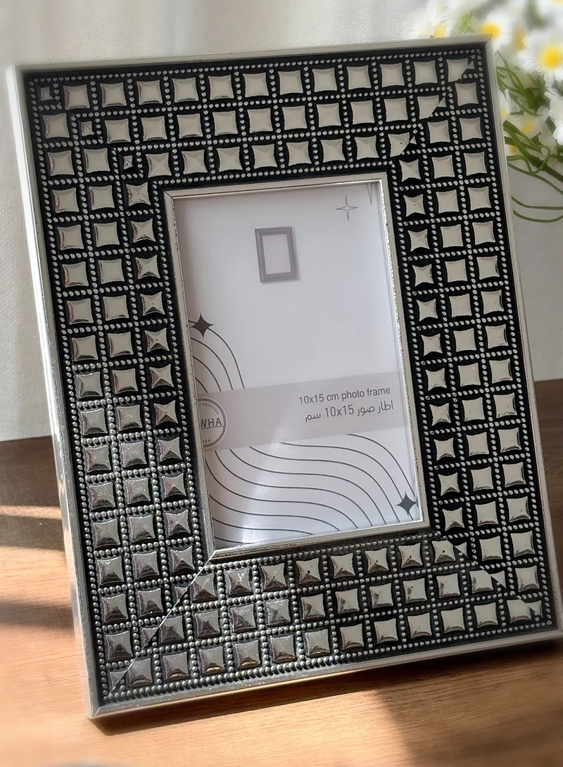 LOWHA Ornate Tabletop Picture Photo Frame with MDF Backing Includes Built-in Stand and Acrylic Front