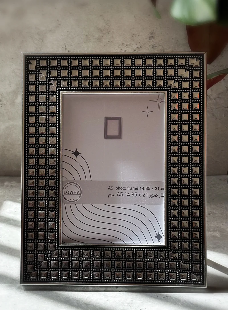 LOWHA Ornate Tabletop Picture Photo Frame with MDF Backing Includes Built-in Stand and Acrylic Front