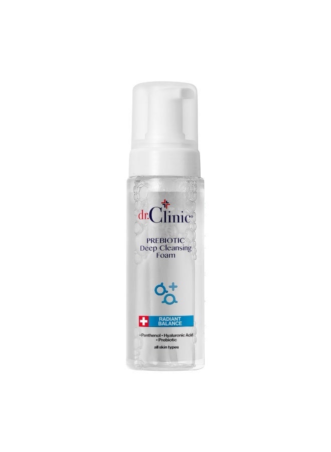 dr.Clinic DR. CLINIC | Prebiotic Face Wash for All Skin Types | Gentle Foaming Cleanser with Hyaluronic Acid & Panthenol | Hydrating Daily Facial Wash for Men & Women | 160ml - Image 5