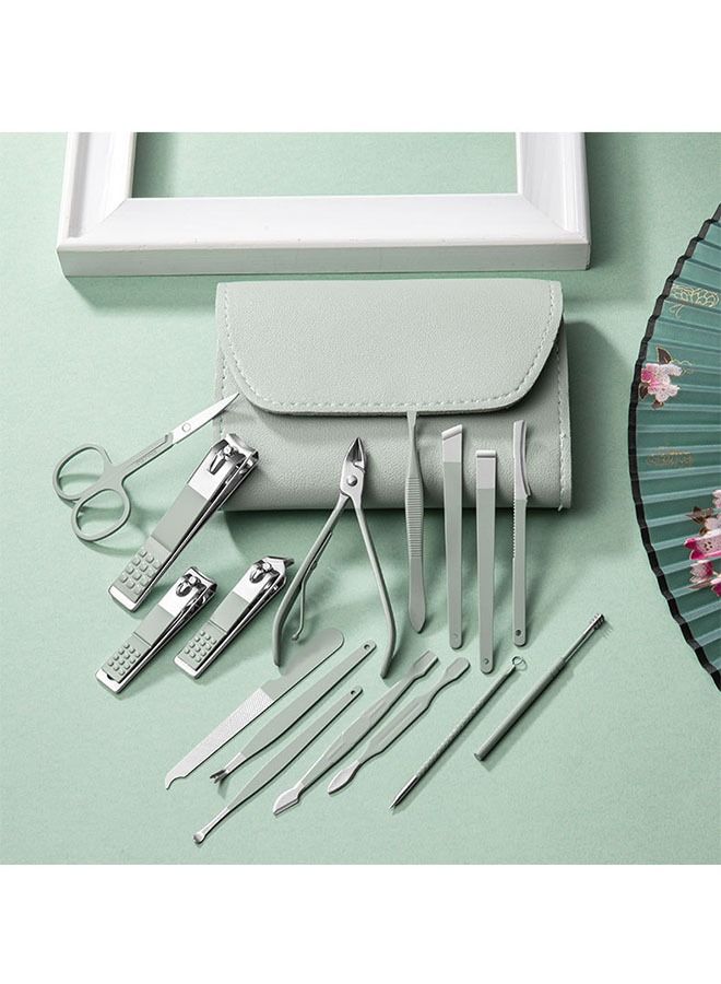 ZCM-HAPPY 16-Piece Manicure and Pedicure Set, Nail Clippers Cuticle Scissors Manicure Knife Manicure Tools - Image 3