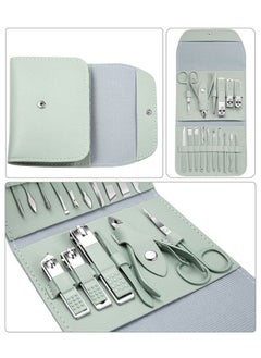 ZCM-HAPPY 16-Piece Manicure and Pedicure Set, Nail Clippers Cuticle Scissors Manicure Knife Manicure Tools  - Image 2