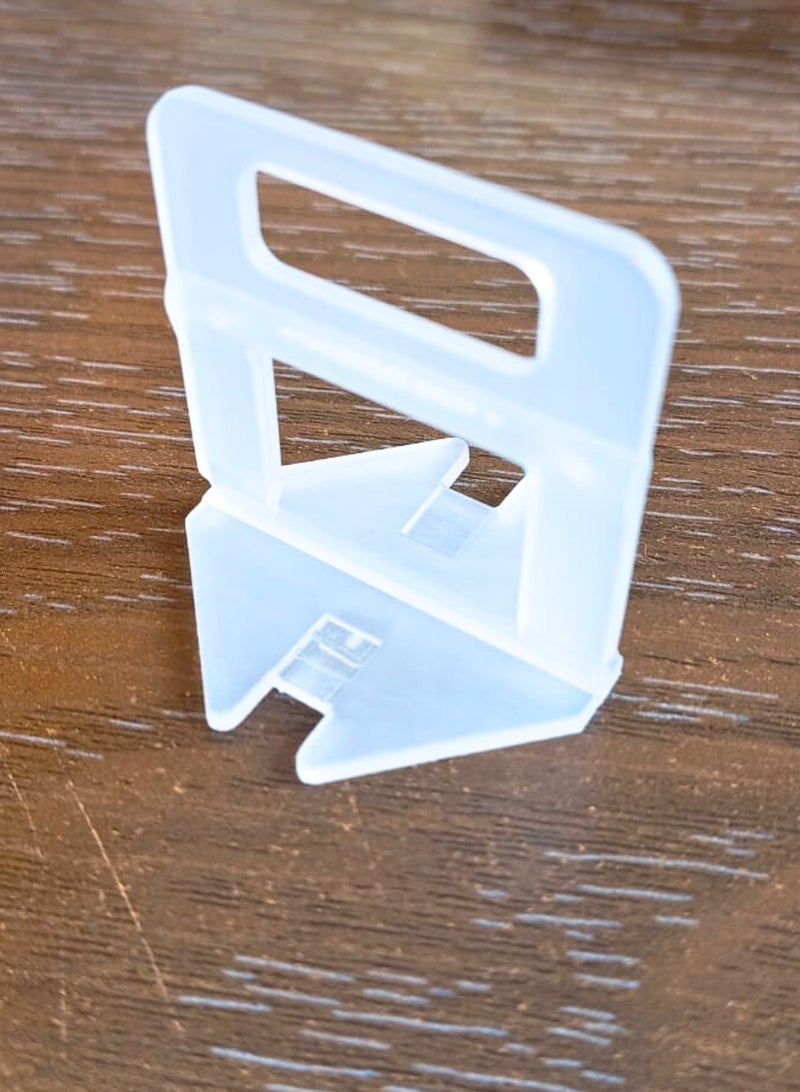 300-Piece Tile Leveling System Clip White 3mm - Image 3