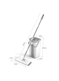 Squeeze Mop Bucket Set Multicolour