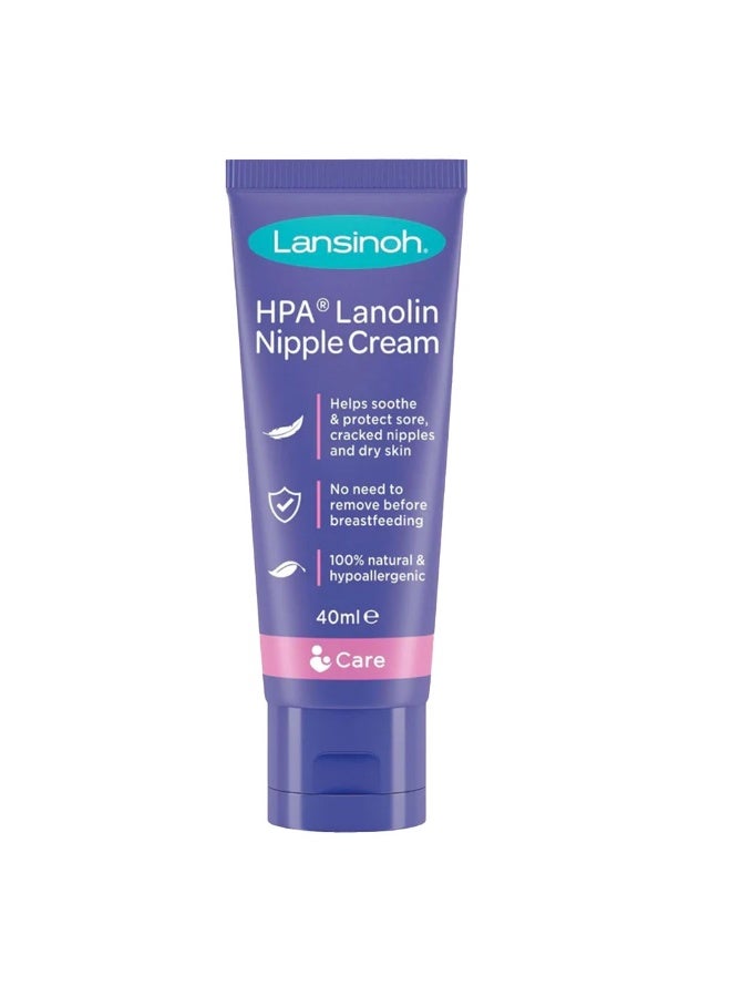 Lansinoh 100% Hpa Lanolin Nipple Cream For Sore Nipples And Dry Cracked Skin 40 ML - Image 5