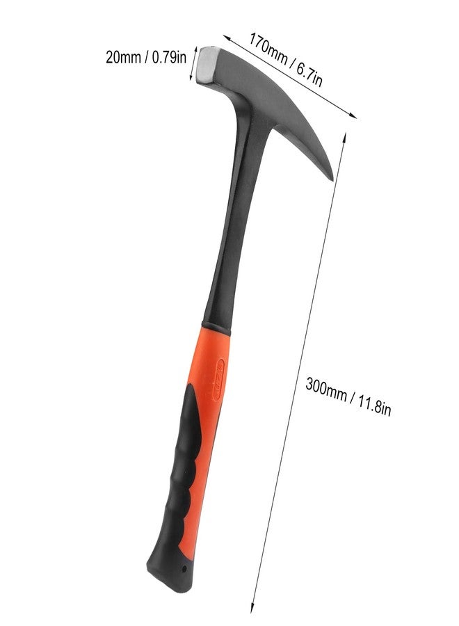 GENHAKON 2 PCS 28 oz Rock Pick Hammer, 11.8 Inch Masonry Hammer, All Steel Geologist Hammer, by GENHAKON - Image 2